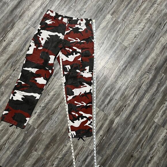Rothco Red Urban Camo Cargo Pants 32x31 Military Utility - Picture 5 of 8